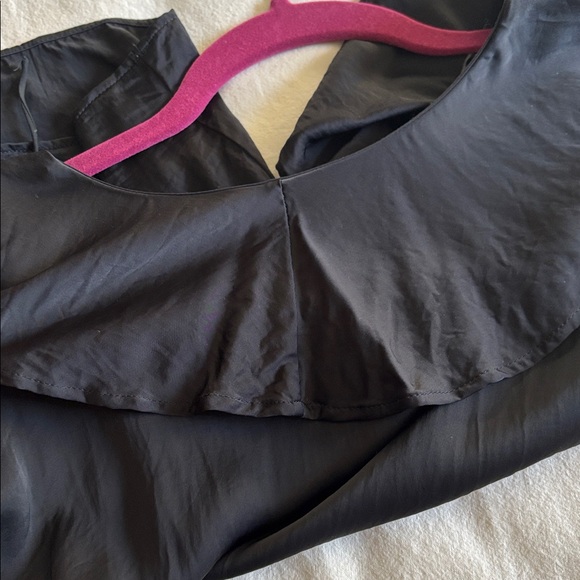 J.CREW Black Ruffle Top - Picture 8 of 8